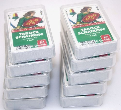 ASS Zehnerpaket TAROCK SCHAFKOPF Bayerisches Bild Spielkarten