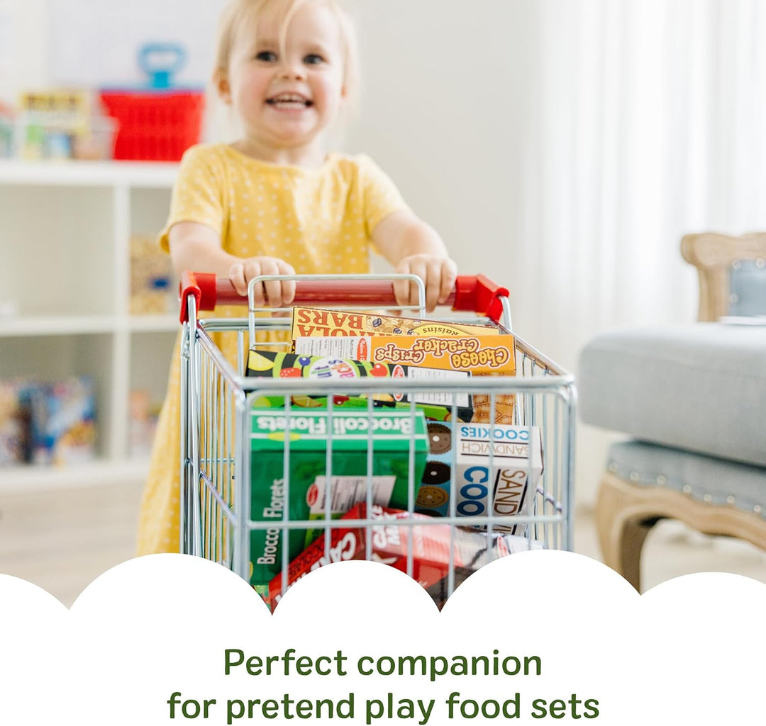 Melissa & Doug Einkaufswagen | Fantasiespiel | Spielset | 3+ | Geschenk für Jungen oder Mädchen, Ein