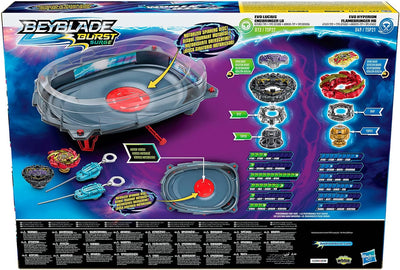 Beyblade Burst Surge Speedstorm Motor Strike Battle Set – Battle Spielset mit motorisierter Beystadi