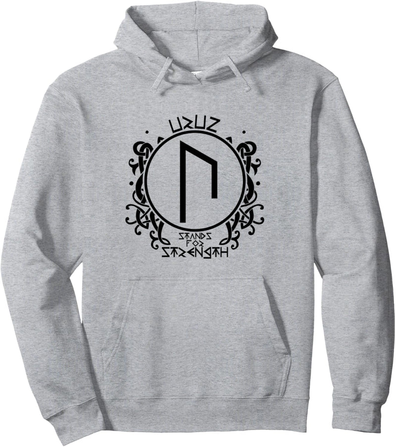 Wikinger Rune Uruz Strength keltische Rune Nordische Rune Pullover Hoodie