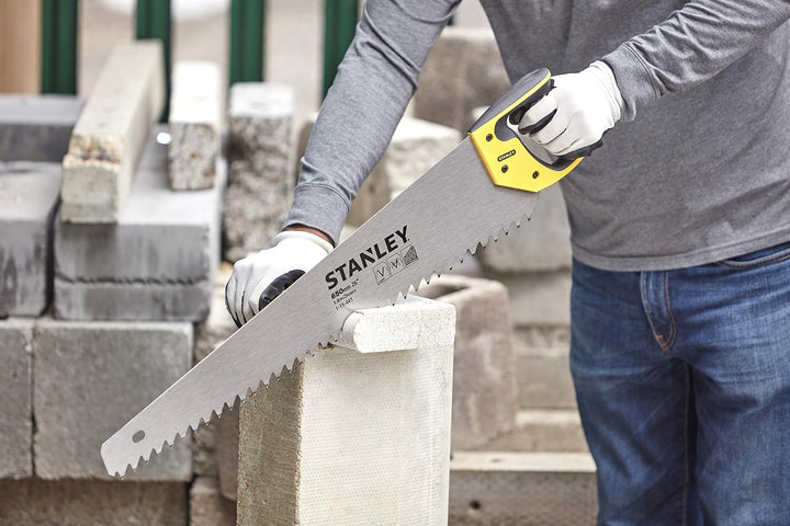 Stanley Porenbetonsäge HP (650 mm Länge, 1.2 Zähne/Inch, Hardpoint-Verzahnung, Handgriff mit 45°/90°