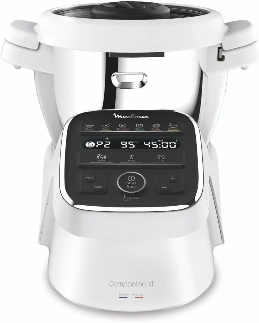 Robot cuiseur Multifonctions Moulinex Companion XL HF80DB10 1550 W Blanc