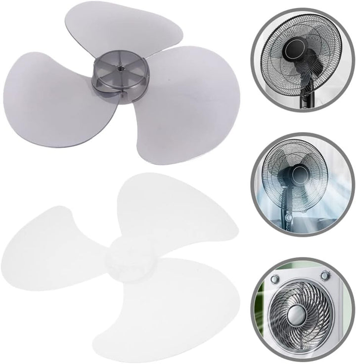 Holibanna 2stücke Ersatz-lüfterblätter Kunststoff Für Tisch Und Standventilatoren Leicht Zu Installi