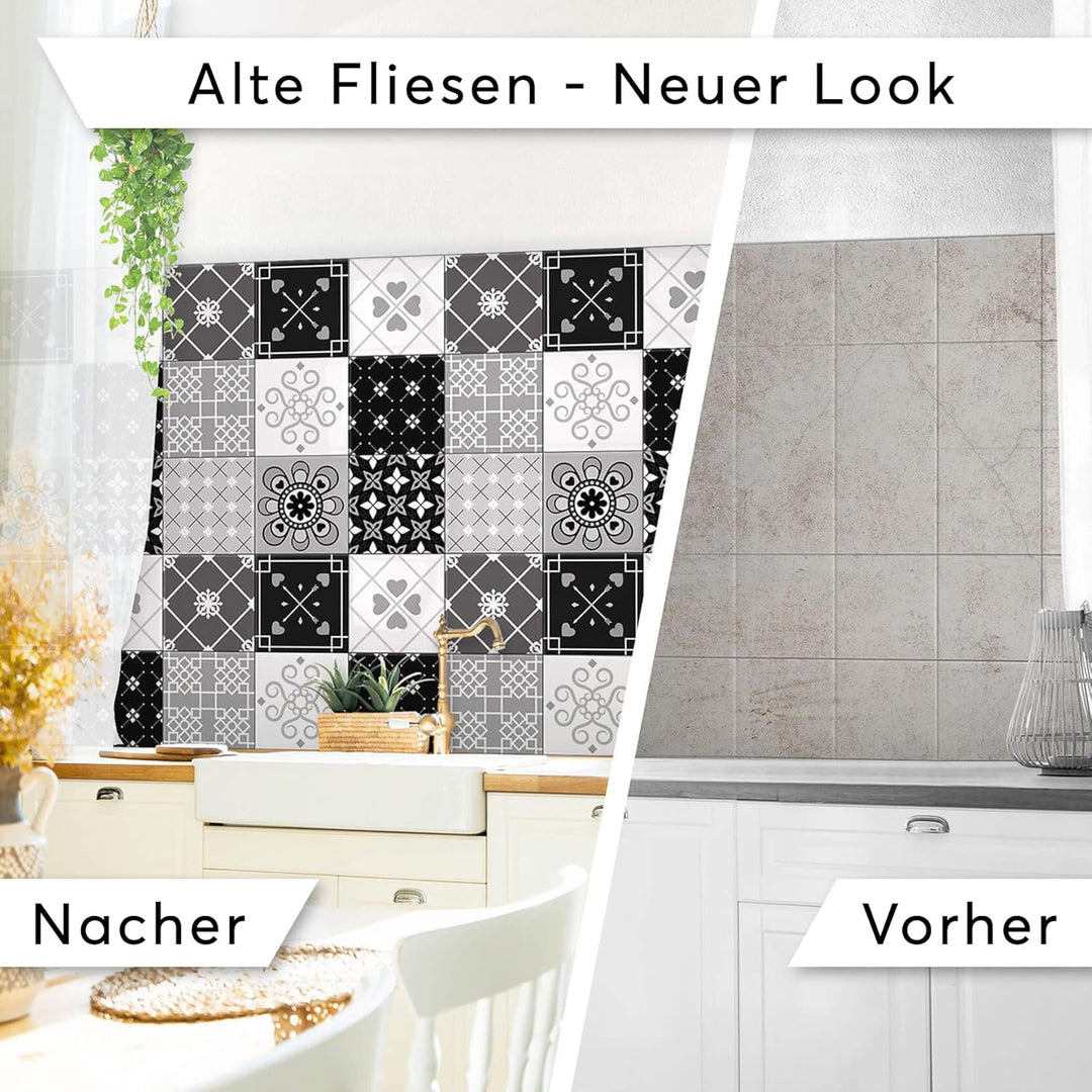 CREATISTO Mosaik-Fliesen Fliesensticker Fliesenfolie - Stylische Sticker Aufkleber für Fliesen I Sti