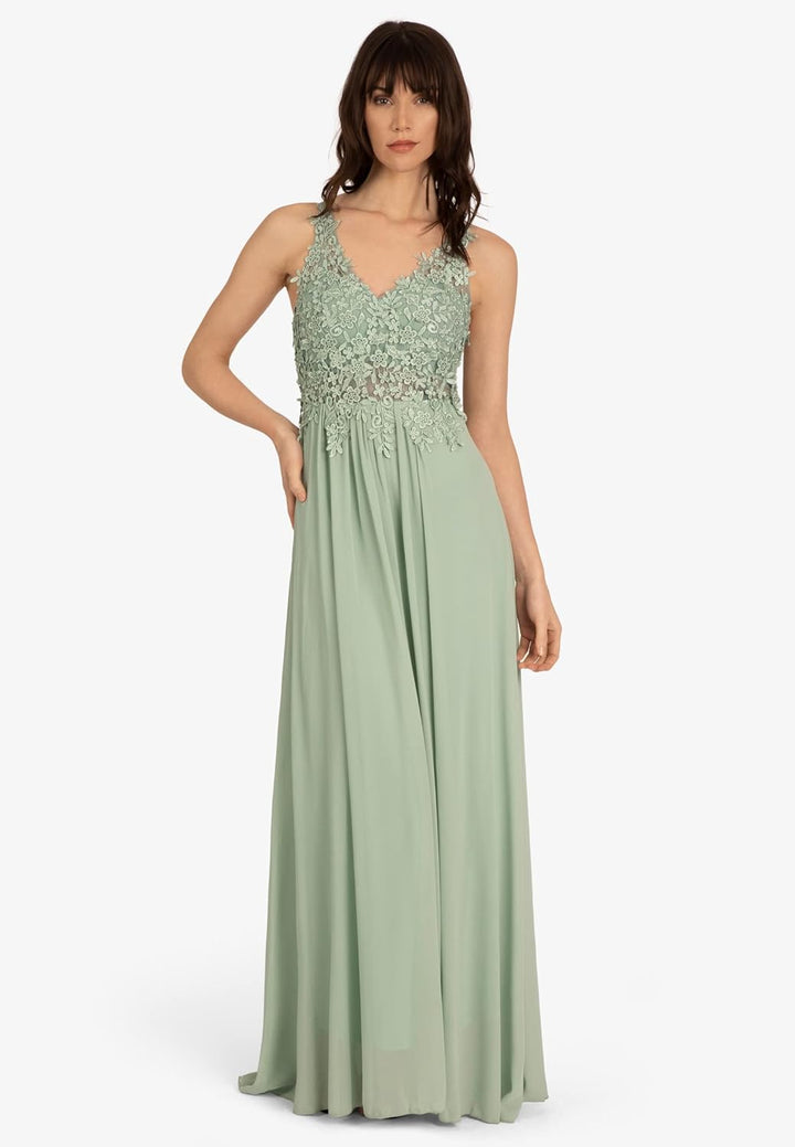 Kraimod Damen Abendkleid Dress 34 Hellgrün, 34 Hellgrün