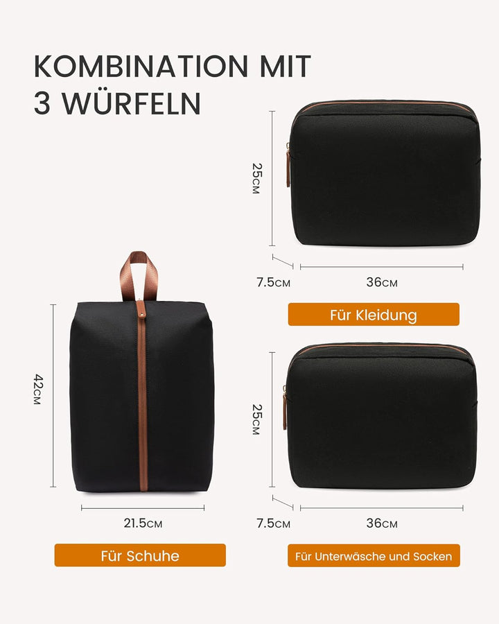 LOVEVOOK Reiserucksack Handgepäck Flugzeug, 40L Reise Rucksack Damen mit 17,3 Zoll Laptopfach, Gross