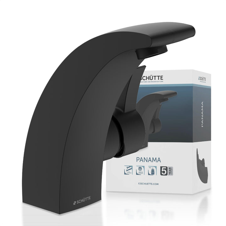 SCHÜTTE 98106 PANAMA Design Wasserhahn Bad, Moderne Waschtischarmatur fürs Badezimmer, Elegante Einh