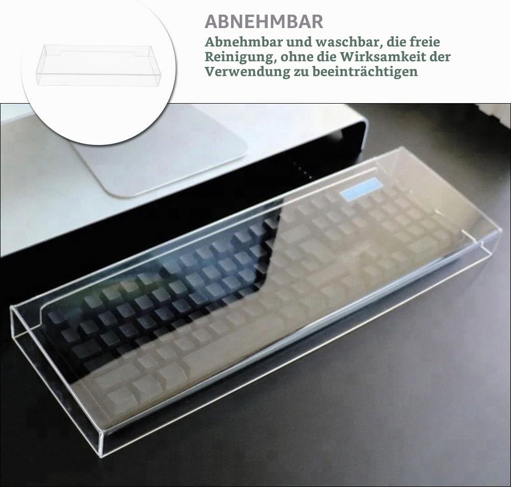 Yardwe Tragbarer Computer Acryl Für Täglichen Gebrauch Gaming-Abdeckung Verwendung Schützende Tastat