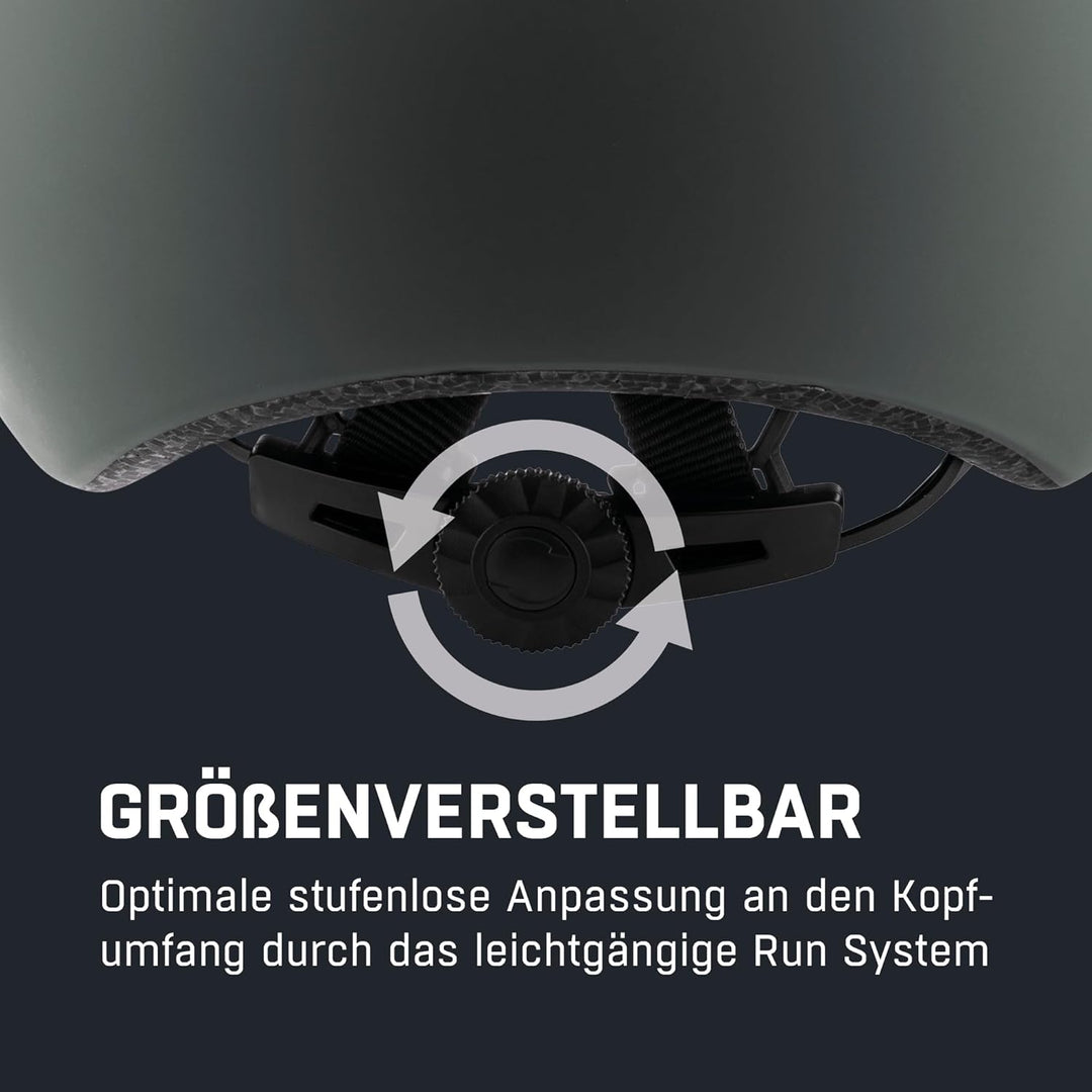 ALPINA HAARLEM - Robuster, Individuell Anpassbarer & Leichter Urban Fahrradhelm Für Erwachsene coffe