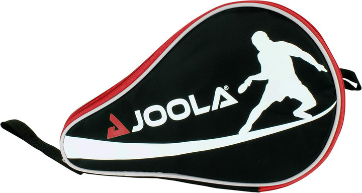 STIGA Royal 5 Sterne Tischtennis Schläger Pro Carbon, Schwarz/Rot Bundle mit Schlägerhülle-80502, Bu
