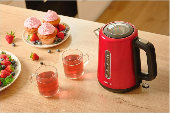 Wasserkocher SWK 1751RD SENCOR 1.7 Liter Red, 1.7 Liter Red