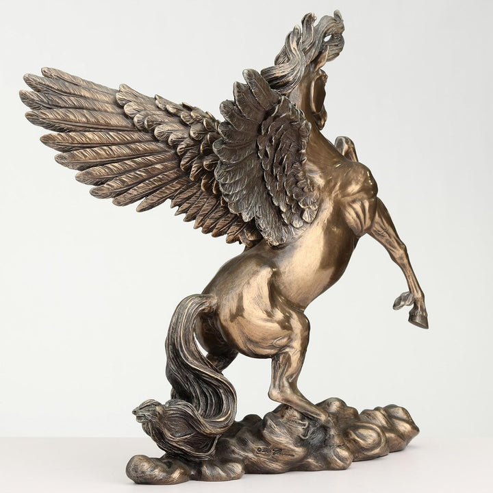 braunen Finish geflügelten Pferd Pegasus Statue Amazing Detail