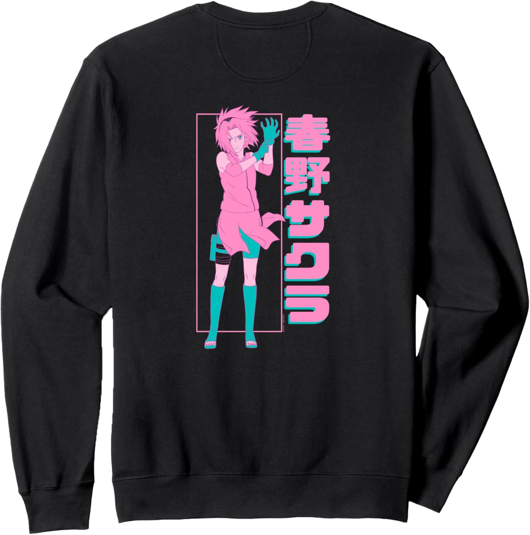 Naruto Shippuden Pink und Blaugrün Sakura Sweatshirt