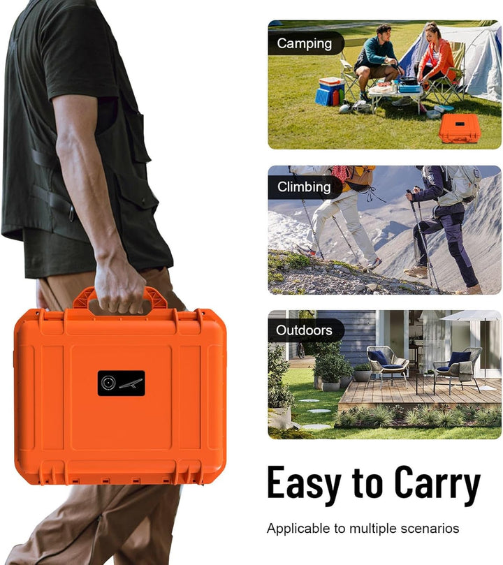 starlinkss Mini Case, IP67 Water Proof Hard Storage Box with Custom Foam for starlinkss Mini Antenna