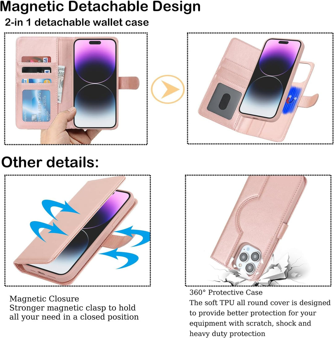 Ｈａｖａｙａ für iPhone 14 Pro Max Hülle Kompatibel mit Magsafe für iPhone 14 Pro Max Hülle Kartenetui gel