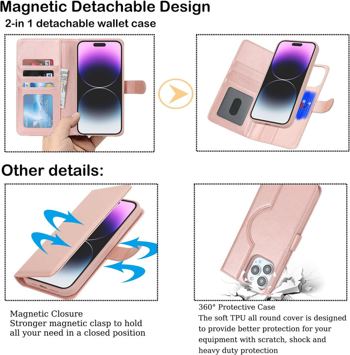 Ｈａｖａｙａ für iPhone 14 Pro Max Hülle Kompatibel mit Magsafe für iPhone 14 Pro Max Hülle Kartenetui gel