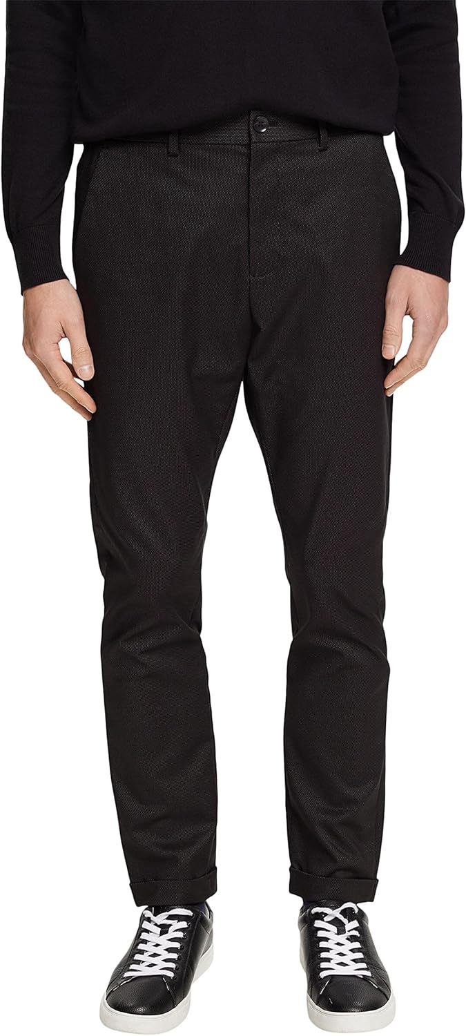 ESPRIT Herren Anzughose 48 005/Black 5, 48 005/Black 5