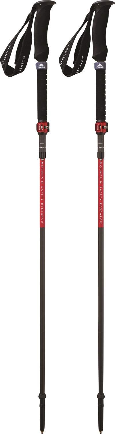 MSR DynaLock Ascent Stöcke 2021 Spazierstock Schwarz 120-140 cm, Schwarz 120-140 cm