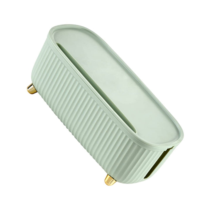 Alipis Plastikbehälter Mülleimer Kabelverwaltungskabel Organizer Box Desktop Kabel Hider Speicher Ne