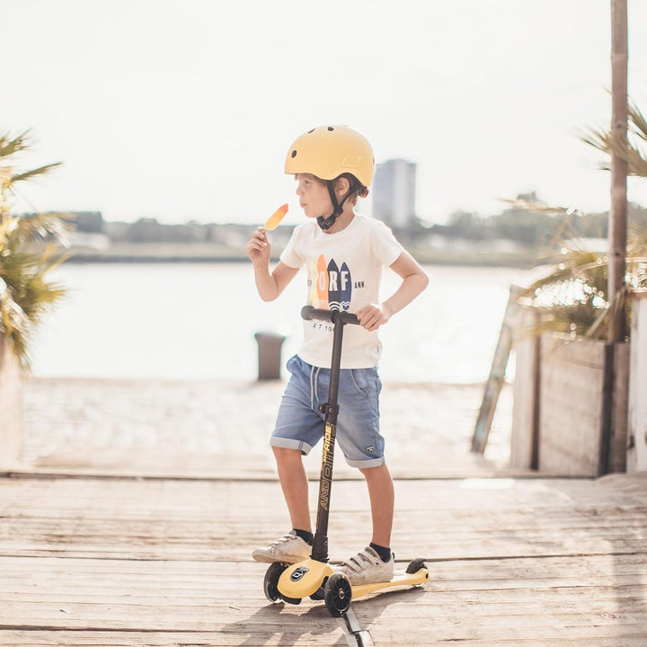 Scoot & Ride, S - M Size Kids Helmet lemon, lemon