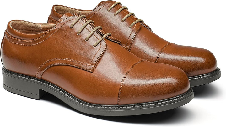 Bruno Marc Herren Anzugschuhe Schnürhalbderby 41 EU Braun, 41 EU Braun