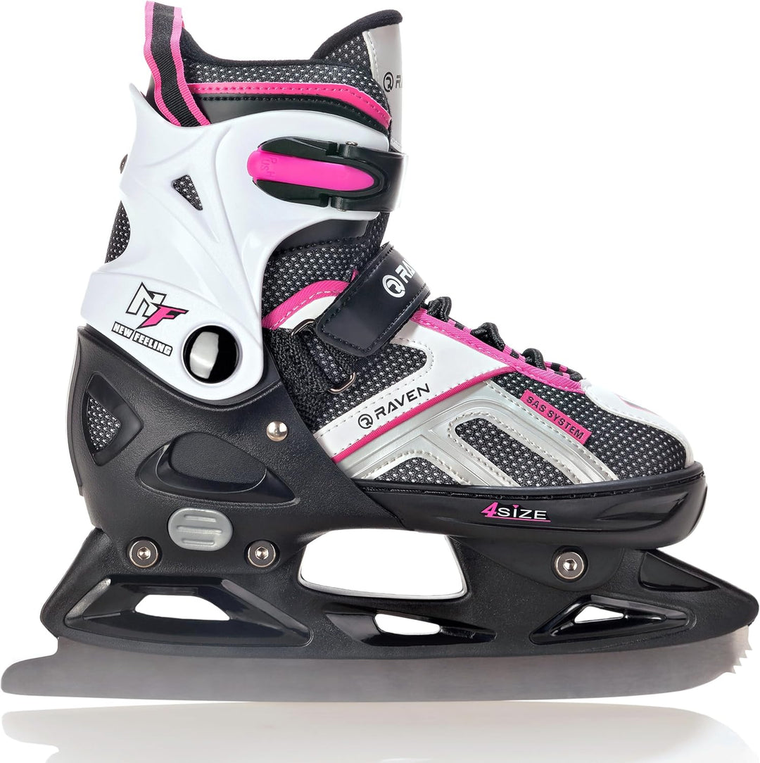 RAVEN Pulse Inline Skates Inliner für Kinder und Erwachsene OPTIONAL 2in1 mit Schlittschuhen verstel