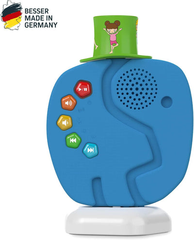 TechniSat TECHNIFANT - Audioplayer und Bluetooth-Lautsprecher für Kinder (inkl. Nachtlicht, mit MP3