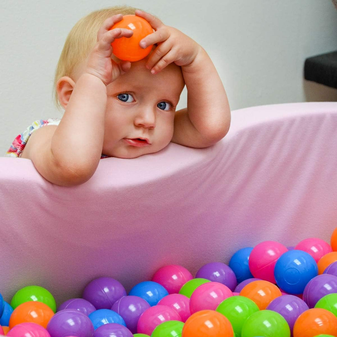 LittleTom 300 Bällebadbälle 6 cm Bunte Bällebad Bälle Spielbälle Babybälle Pastell, 300