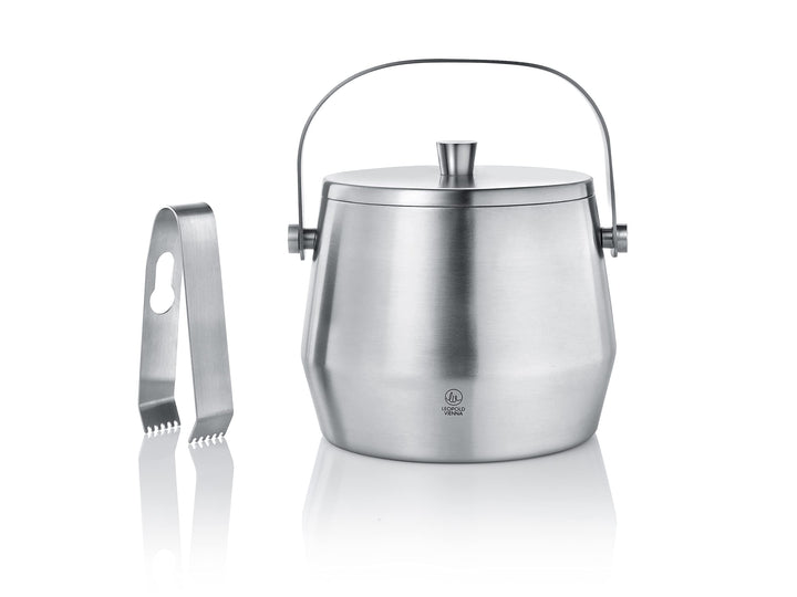 Cubo hielo con pinzas Inox. (Antes LV00295)
