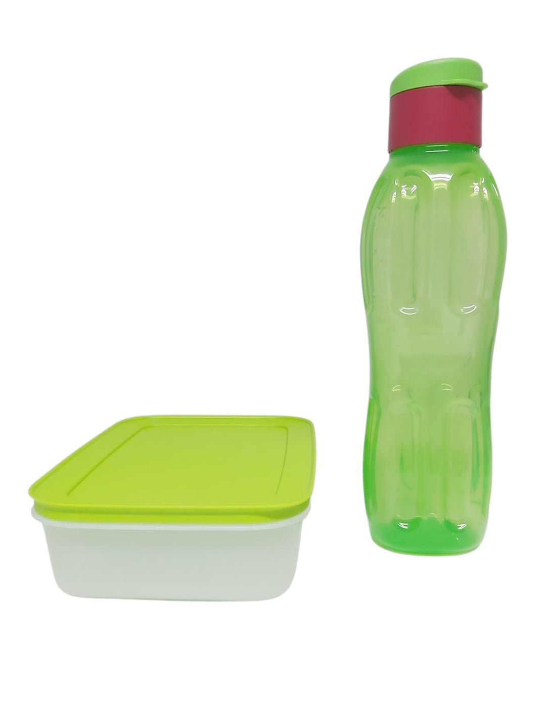 Tupperware Kühlschrank-System 1,0 Liter transparent grün Gefrierbehälter 1000ml + Signoraware Ecoeas