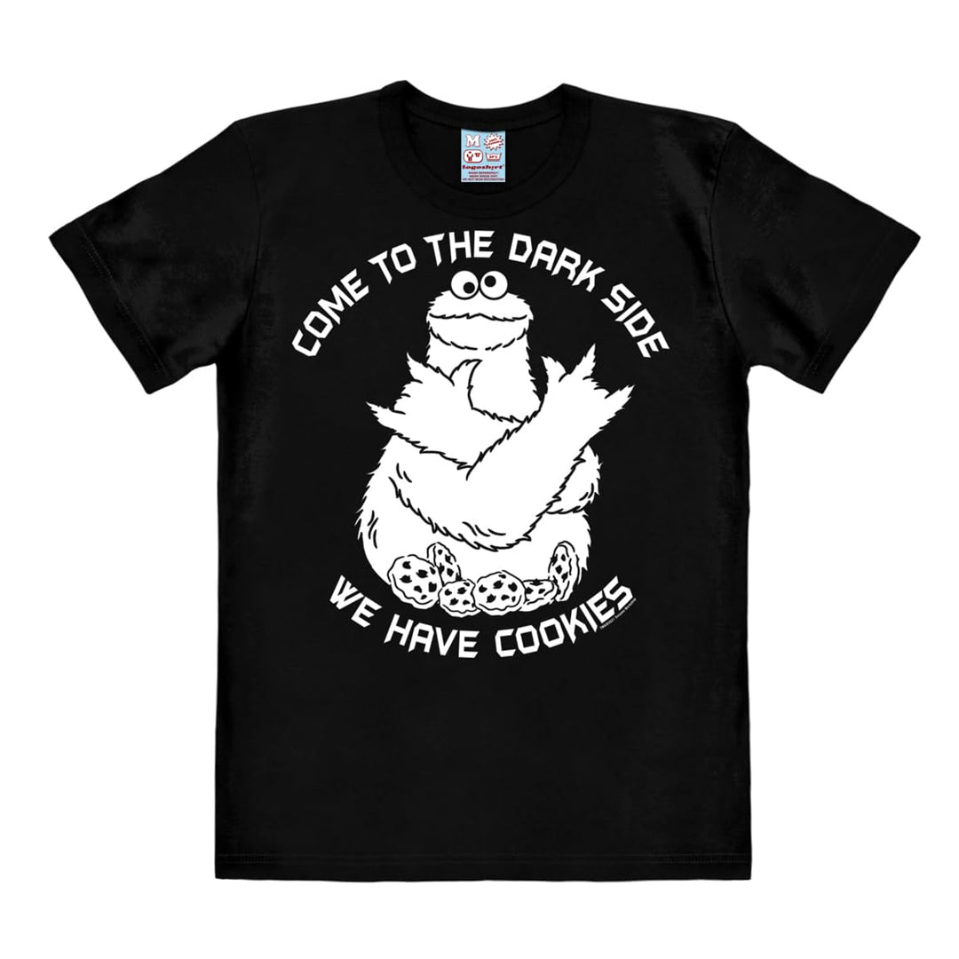 Logoshirt® Sesamstrasse I Krümelmonster I Come to The Dark Side I T-Shirt Print I Damen & Herren I k