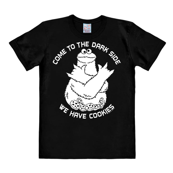 Logoshirt® Sesamstrasse I Krümelmonster I Come to The Dark Side I T-Shirt Print I Damen & Herren I k