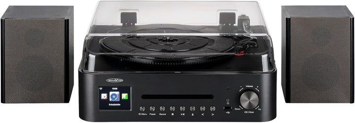 Reflexion HIF-2080 Musikanlage mit Internet- und DAB-Radio und Plattenspieler (DAB+, CD / MP3-Player