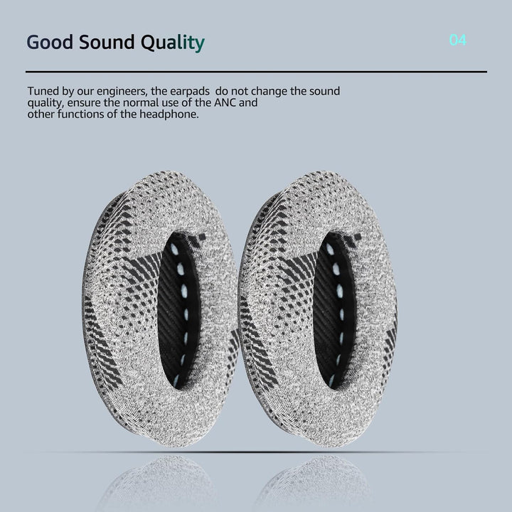 Cooling-Gel QuietComfort 35 / QC 35ii Ersatz-Ohrpolster für Bose Kopfhörer, Kompatibel mit Bose QC45
