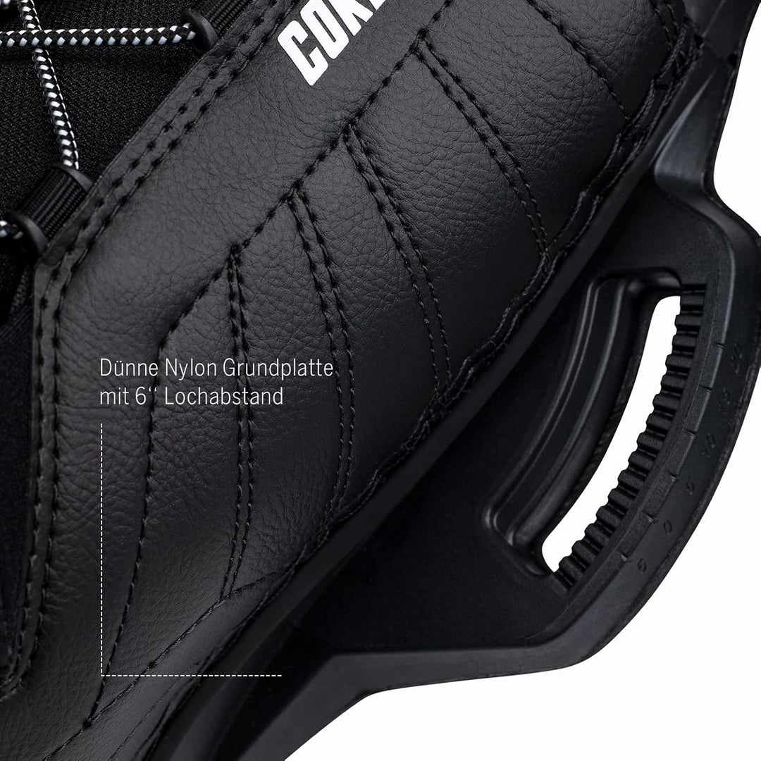 Mesle Wakeboard-Bindung Core, Open Toe Boots, Grösse 32-47 EU, Schuhe, schwarz L-XL, L-XL