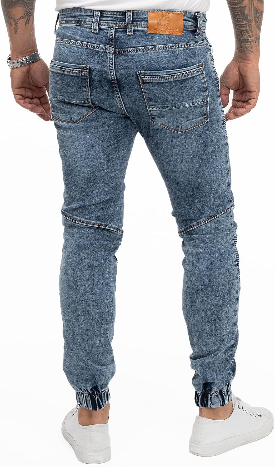 Rock Creek Herren Jeans Hose Tapered Fit M74 29W / 30L Rc-2182-blau, 29W / 30L Rc-2182-blau