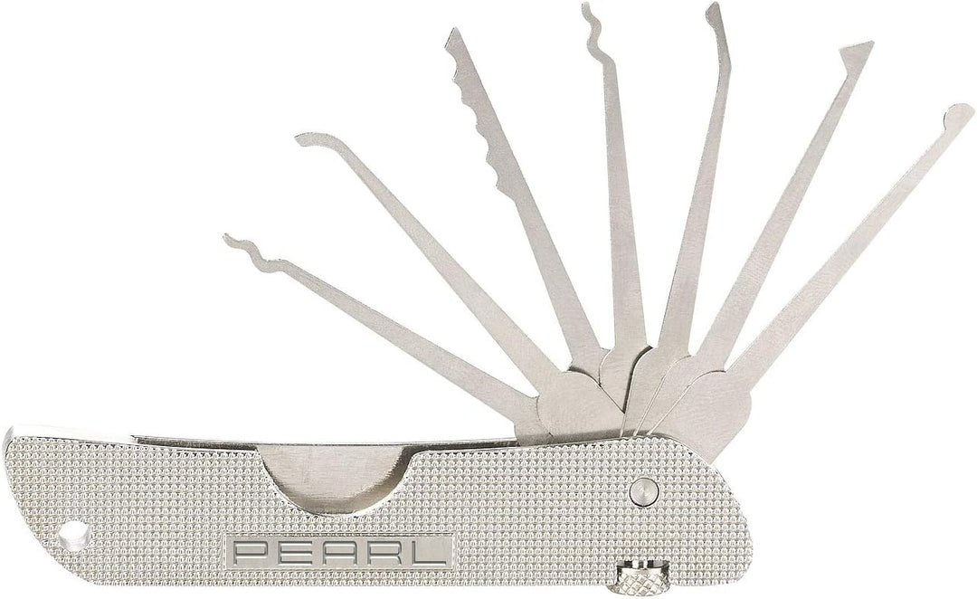 AGT Dietrich Set: Set aus Lockpicking-Tool mit Übungsschloss (Dietrich mit Übungsschloss, Schloss, V