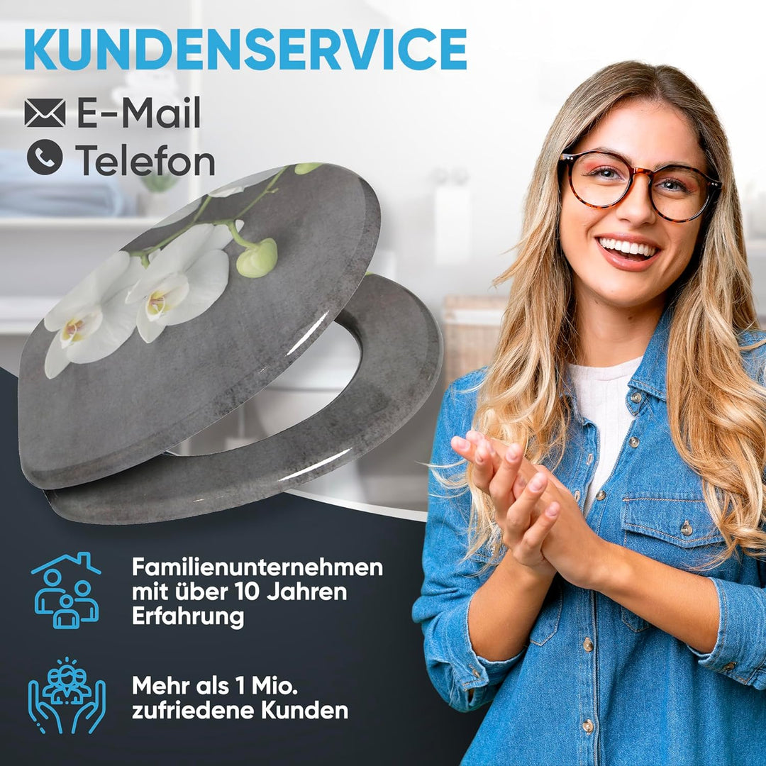 Sanilo WC Sitz mit Absenkautomatik, viele neue Toilettendeckel zur Auswahl, hochwertige Oberfläche,