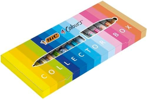 BIC 4 Farben Kugelschreiber Set Sonderedition, in verschiedenen Farben, 15er Pack, Ideal für das Bür