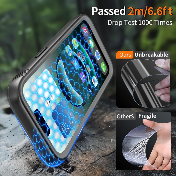 Cozycase TOP Militärschutz Hülle für iPhone 16e 17e Kompatibel mit MagSafe wasserdichte 360 Grad Pan