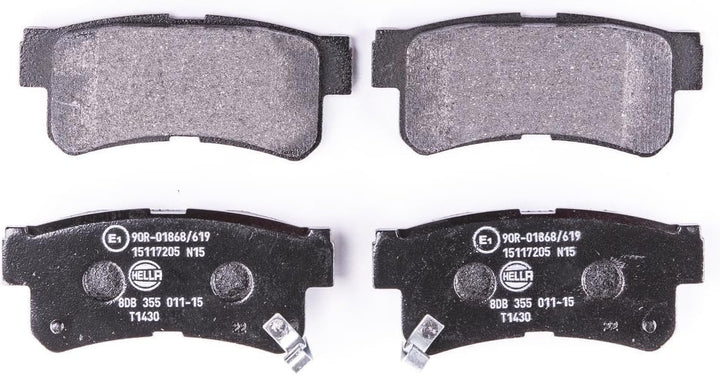 HELLA PAGID 8DB 355 011-151 Bremsbelagsatz - T1430 - Dicke/Stärke: 15.2mm - Bremssystem: Akebono - m