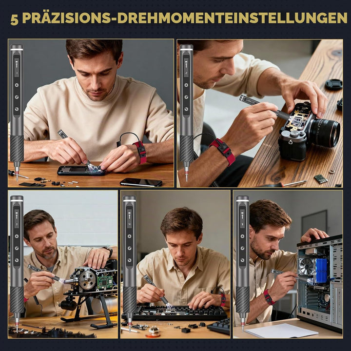 Präzisions Elektro Schraubendreher Set - 71 in 1 elektrischer schraubendreher - Feinmechaniker Werkz