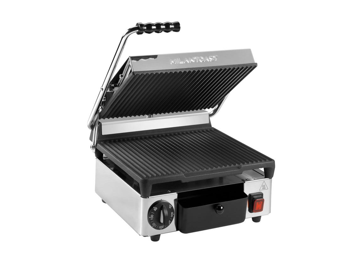 Kontaktgrill elektrisch beidseitig geriffelt