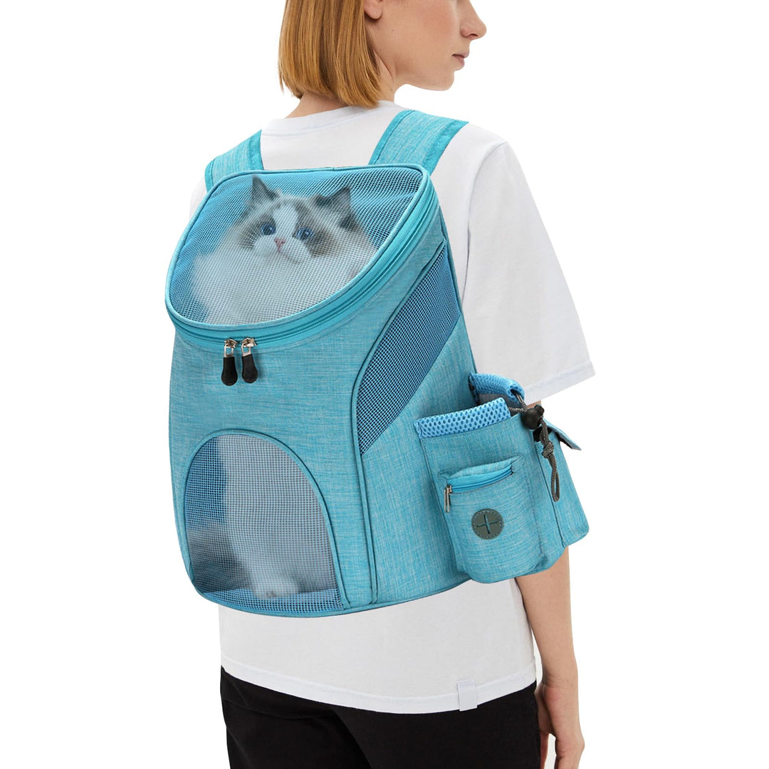 PETCUTE Hunderucksack Katzenrucksack Rucksack für kleine Hunde Haustiertragetasche Taschen mit Abneh