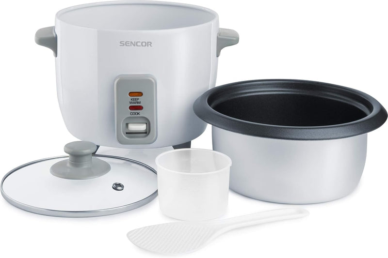 Sencor Reiskocher Premium, EasyClean – Automatischer Rice Cooker, Warmhaltefunktion ohne Überwachung