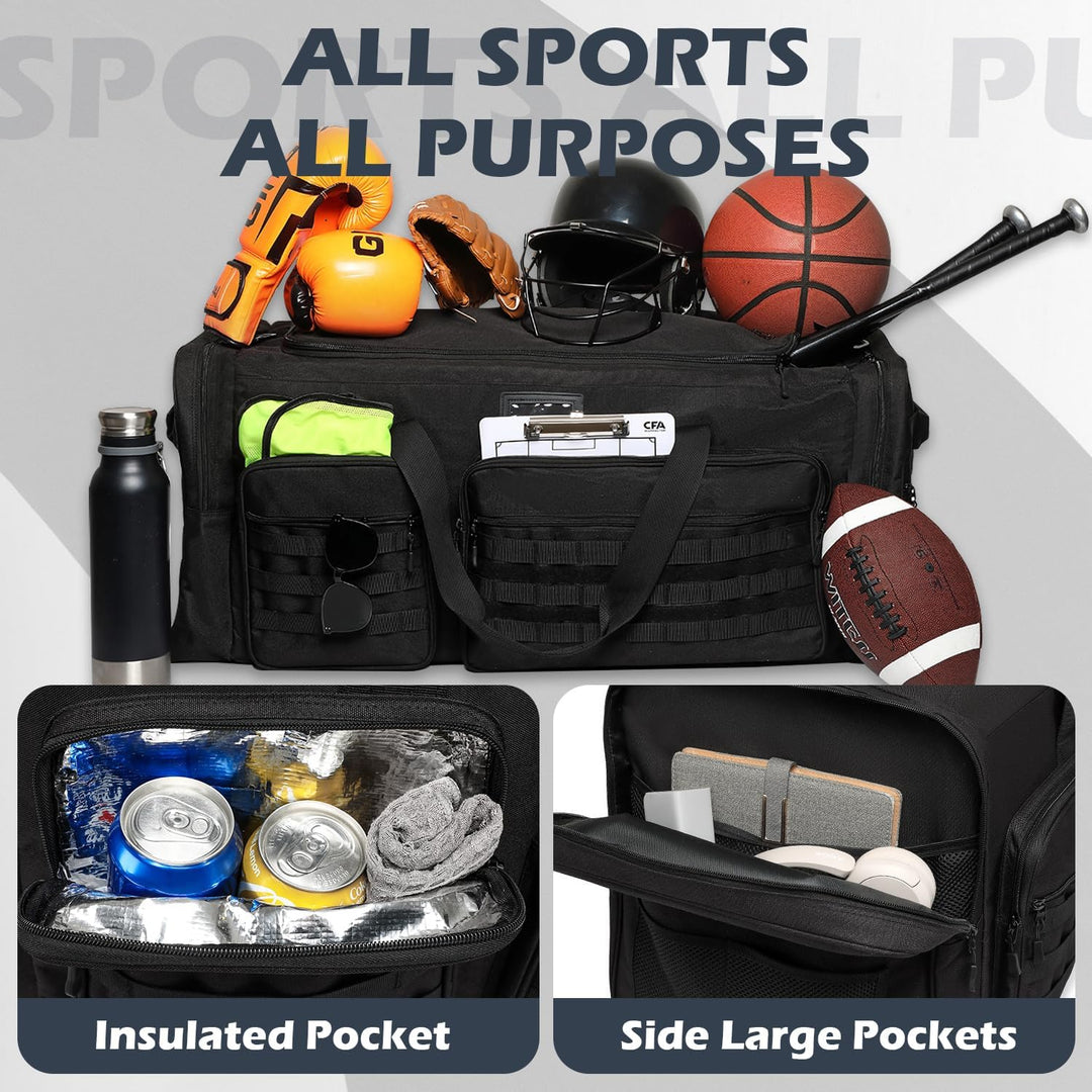 130L grosse Reisetasche Herren & Damen Sporttasche Faltbare Saunatasche Trainingstasche+Schuhfach Gy