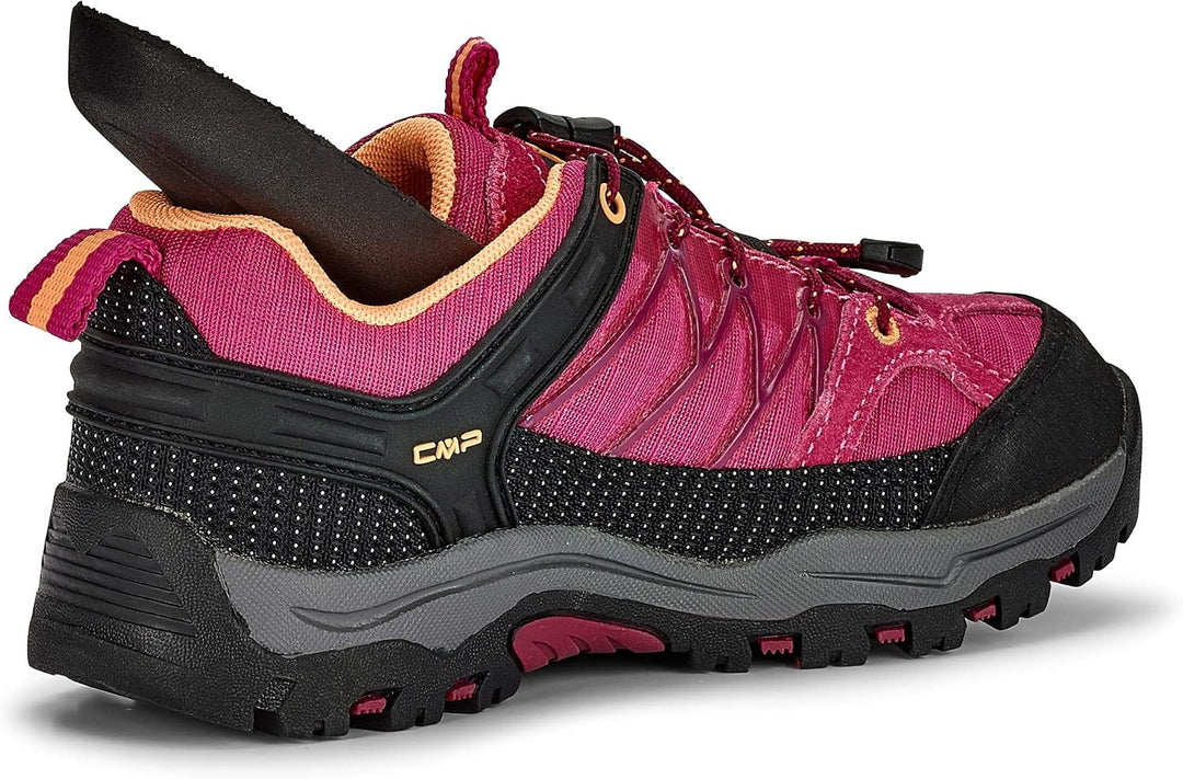 CMP Unisex Kinder Kids Rigel Low Trekking Shoes Kids WpTrekking-Schuhe 38 EU Pink Orange Bouganville