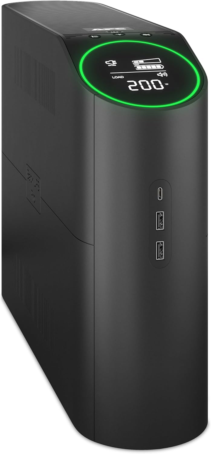 APC Gaming unterbrechungsfreie Stromversorgung Back UPS Pro, 2200VA/1320W, Tower, 230V, 4X Schuko-St
