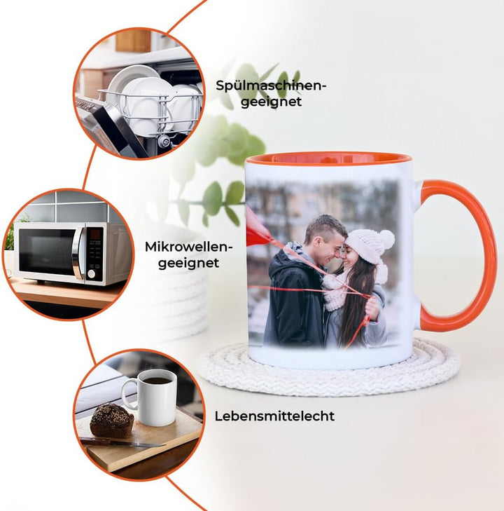 Personalisierte Tasse | personalisiert mit Foto oder Text | Tasse mit Bild | Geschenkidee | Fototass