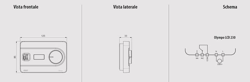 Vemer Spa ve757900 Thermostat, Weiss Bianco, Bianco